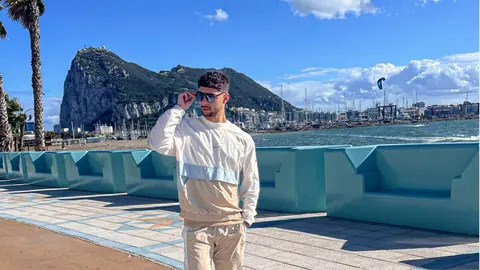 Edu Morales, en su Línea de la Concepción. FOTO - Edu Morales (Instagram) 