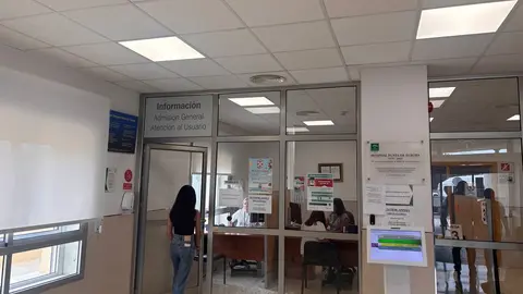 Área de atención al usuario del hospital Punta Europa 3