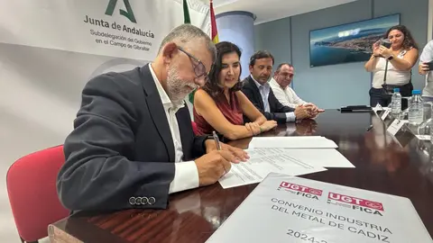 Firma convenio metal6