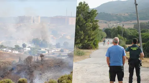 Algeciras y Tarifa se han visto perjudicadas por incendios graves