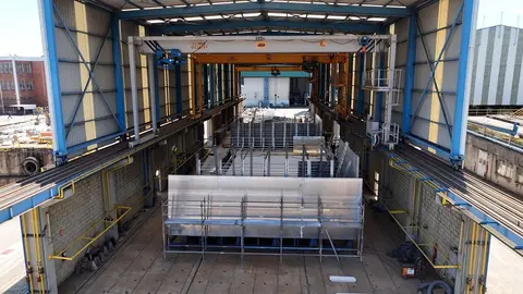 Construccion de los primeros fast ferries eléctricos. FOTO - Balearia