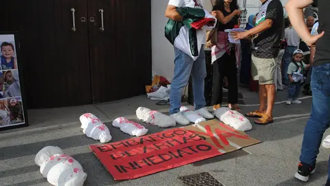 Palestina, en la mente de estos manifestantes en Algeciras 11