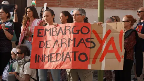 Palestina, en la mente de estos manifestantes en Algeciras 23