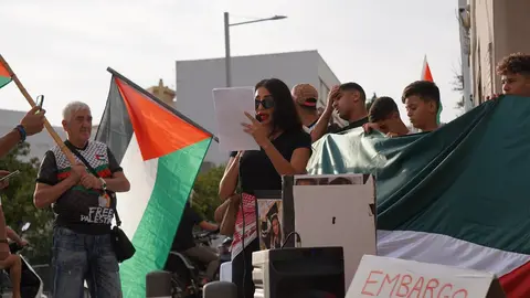 Palestina, en la mente de estos manifestantes en Algeciras 27