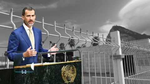 El rey de Espa&ntilde;a ha hablado de Gibraltar desde la tribuna de la ONU