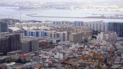 Gibraltar, vista desde el propio Pe&ntilde;&oacute;n