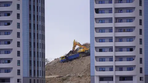 Obras en la zona de Eastside 