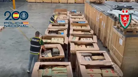 Las dos operaciones lograron incautar en total 11.125 kilos de hach&iacute;s