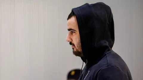 Yassine Kanjaa, en su comparecencia del lunes en la Audiencia Nacional 