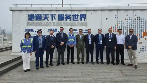Una delegación algecireña en una misión reciente en Ningbo