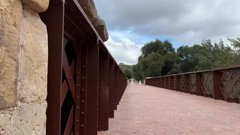 El puente luce así tras la actuación llevada a cabo