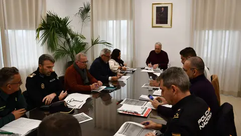 Junta de seguridad navide&ntilde;a en San Roque