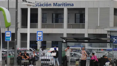 Instalaciones portuarias de Algeciras donde prestan servicio los vigilantes afectados por el conflicto laboral