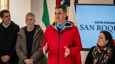 Pedro S&aacute;nchez se desplaza a San Roque para evaluar los da&ntilde;os de las borrascas - FOTO: FJ Ben&iacute;tez
