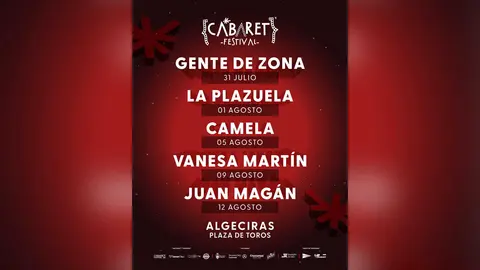 Presentaci&oacute;n oficial del cartel del Cabaret Festival 2026 en Algeciras