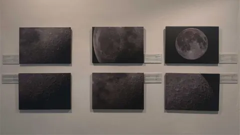 Parte de la exposici&oacute;n de Jes&uacute;s Arc&eacute;iz en la Galer&iacute;a Manolo Al&eacute;s - FOTO: Luc&iacute;a Becerra