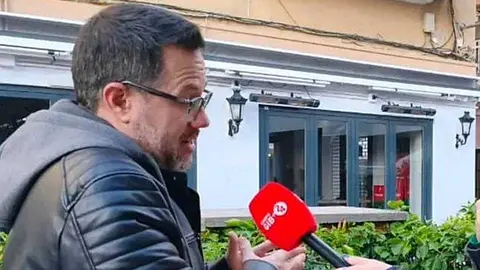 Jos&eacute; Ignacio Garc&iacute;a, durante la entrevista de este jueves en el Campo de Gibraltar