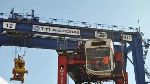 Instalaciones de la terminal de TTI en el Puerto de Algeciras