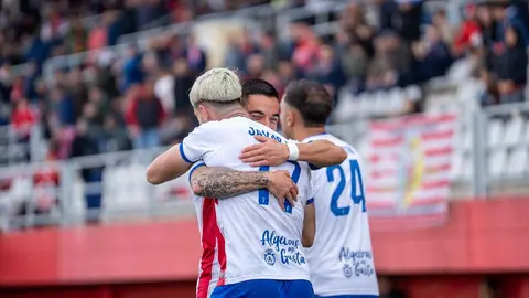 Imagen del encuentro disputado por el conjunto algecirista en el Nuevo Mirador durante la jornada de liga.