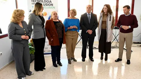Acto inaugural de la Semana del Grupo Social ONCE celebrado en su sede de Algeciras.