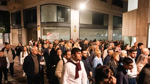 El Cristo de la Fe protagoniza la noche m&aacute;s sobrecogedora de la Semana Santa en Algeciras_18