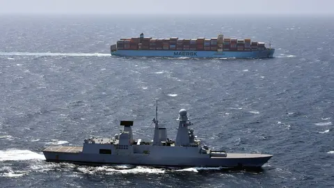 Imagen de archivo relacionada con la tensi&oacute;n geopol&iacute;tica en Oriente Medio y el tr&aacute;fico mar&iacute;timo en el estrecho de Ormuz.