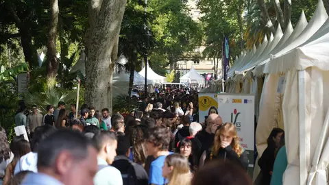 Imagen de archivo de una edici&oacute;n anterior de Expoeduca en el parque Mar&iacute;a Cristina de Algeciras