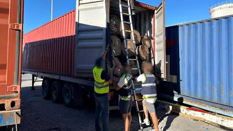 Contenedores inspeccionados en el puerto algecire&ntilde;o durante la operaci&oacute;n contra el narcotr&aacute;fico
