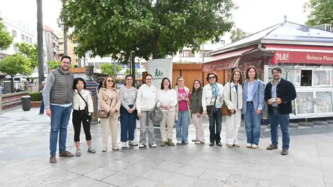 Actividad de sensibilizaci&oacute;n de Asansull celebrada en la Plaza Alta de Algeciras.