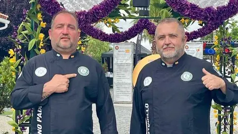 Los chefs campogibraltare&ntilde;os durante su participaci&oacute;n en el evento gastron&oacute;mico celebrado en Campo Maior (Portugal)