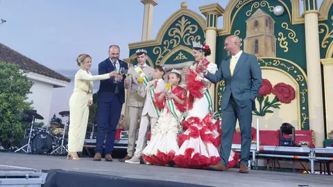 Acto de coronaci&oacute;n de las cortes de honor de la Feria de Los Barrios 2026.