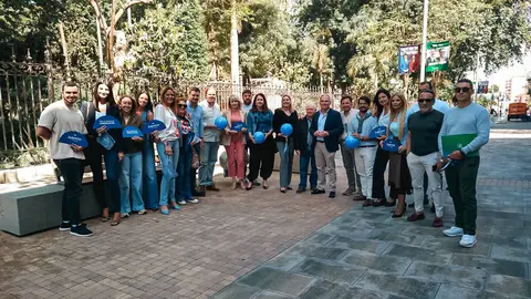 Representantes del Partido Popular durante el cierre de campa&ntilde;a en Algeciras - FOTO: FJ Ben&iacute;tez