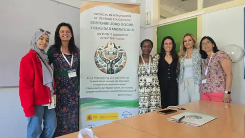 Participantes en las jornadas interterritoriales celebradas en el IES Torre Almirante de Algeciras.