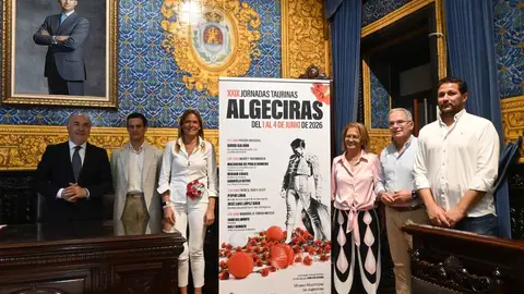 Presentaci&oacute;n oficial de las XXIX Jornadas Taurinas de Algeciras en el Ayuntamiento