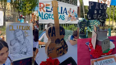 Escolares participan en la Feria Escolar del Arte CREALIA en Algeciras