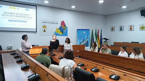 Jornada celebrada en la sede de la Mancomunidad sobre empleo y digitalizaci&oacute;n en la comarca
