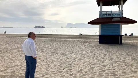 Imagen de archivo de la playa de El Rinconcillo y su entorno litoral