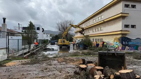 Imagen de una de las zonas afectadas por los temporales registrados a comienzos de a&ntilde;o