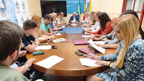 Imagen de la reuni&oacute;n ordinaria celebrada por la Junta de Gobierno Local de Algeciras