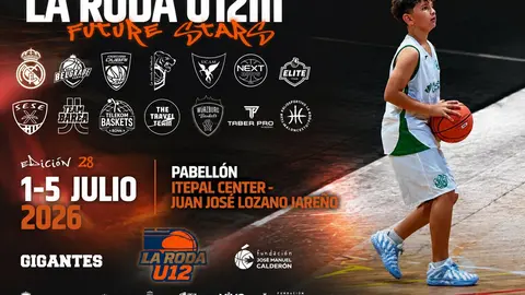 El algecire&ntilde;o Aar&oacute;n V&aacute;zquez competir&aacute; con Next Hoops en el Torneo Internacional La Roda U12M - MONTAJE: CG24H