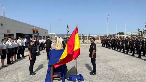 Acto de presentaci&oacute;n de los nuevos agentes en pr&aacute;cticas de la Polic&iacute;a Nacional destinados a las comisar&iacute;as del Campo de Gibraltar