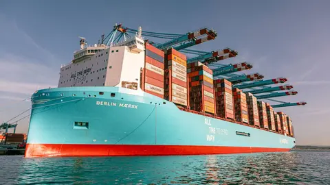 Imagen de la actividad de contenedores y mercanc&iacute;as en el Puerto de Algeciras