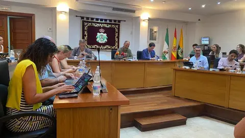 Imagen del pleno extraordinario celebrado para aprobar la creaci&oacute;n de la comisi&oacute;n municipal de investigaci&oacute;n