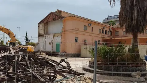 Las obras de la futura Ciudad de la Justicia avanzan en la parcela de la Audiencia Provincial de Algeciras