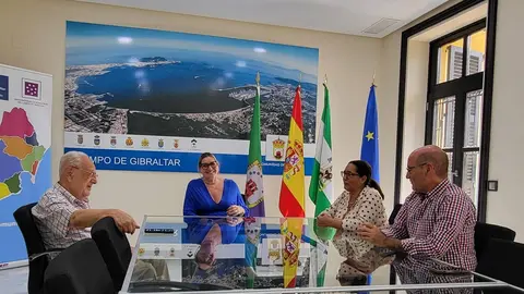 Reuni&oacute;n de trabajo entre responsables de la Mancomunidad y del Banco de Alimentos del Campo de Gibraltar