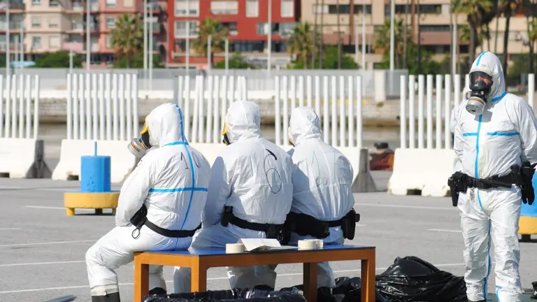 Simulacro Guardia Civil en Algeciras 15