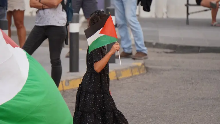 Palestina, en la mente de estos manifestantes en Algeciras 19