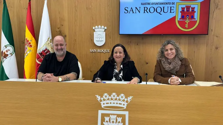 Ayuntamiento de San Roque con la ASM-CG y ACELA