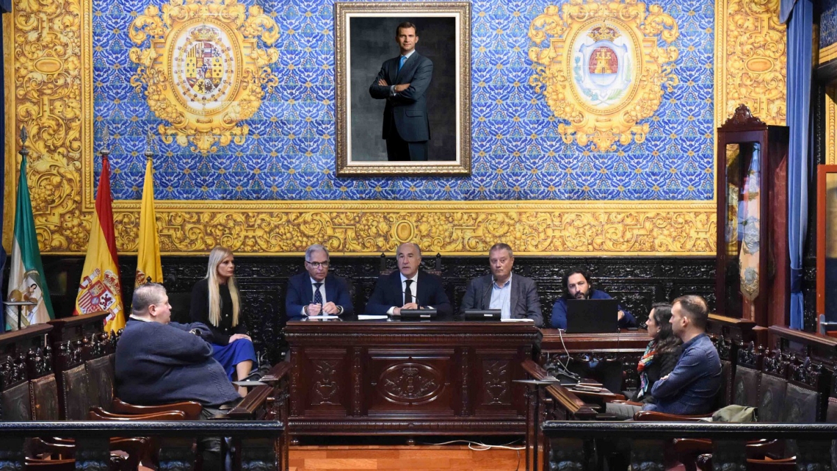 Junta de portavoces celebrada este mismo jueves en Algeciras