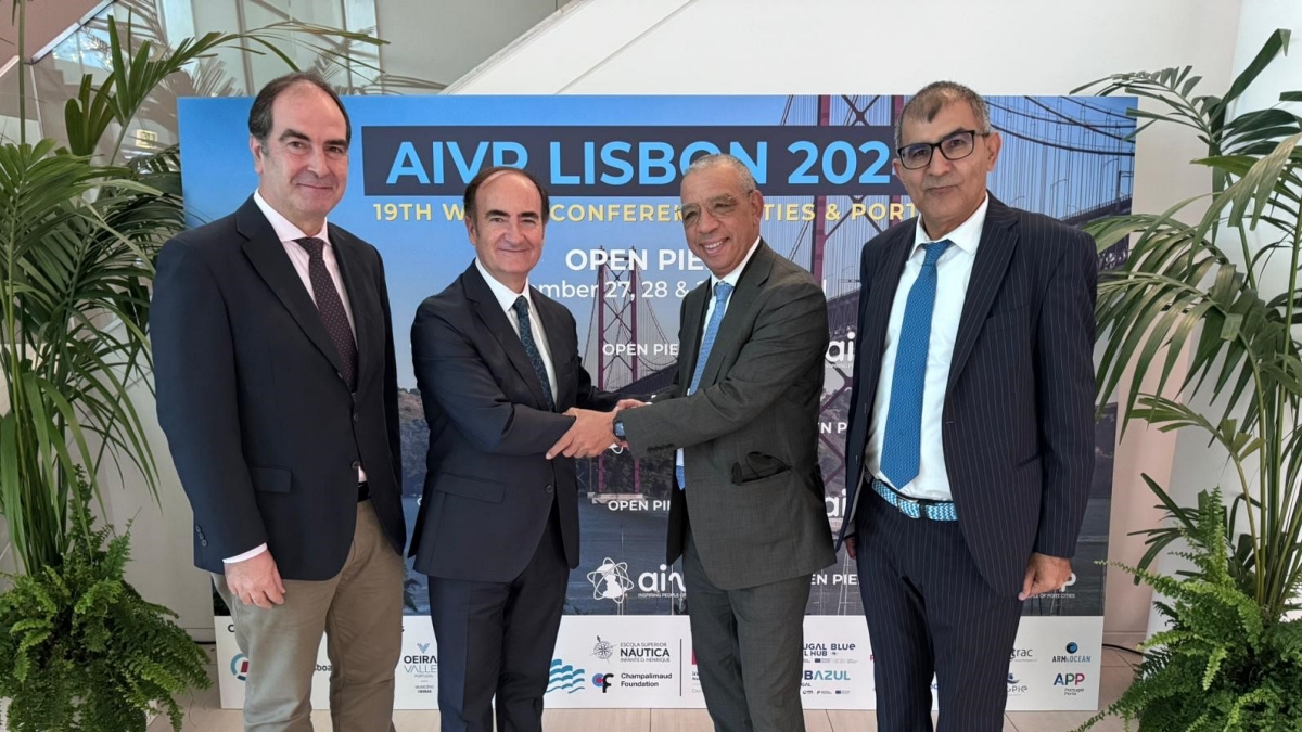 Landaluce felicita a Mohamed Ouanaya, por recibir el Premio AIVP Antoine Rufenacht